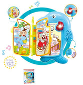 Baby voice sound english spanish language learning toy book monkey kid education learning book